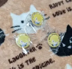 フリューくじ 刀剣乱舞 御伴散歩 E賞御伴クリアバッジセット 獅子王