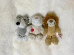 NICI ぬいぐるみ キーホルダー 3点セット