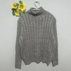 JOSEPH ABBOUD ニット　タートルネック　グレー　Mサイズ