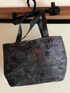 大島紬ハンドメイドバッグ未使用新品和柄一点物