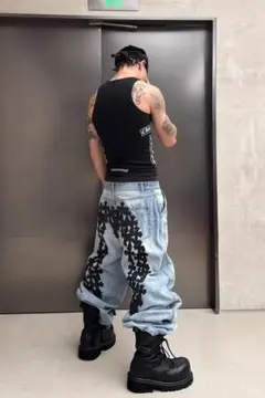 Chrome Hearts x evisu scam collab denim - メルカリ