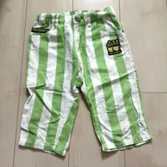 Party Party 緑と白ストライプ ハーフパンツ