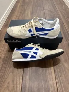 Onitsuka Tiger スニーカー ベージュ ブルー　28cmのサムネイル