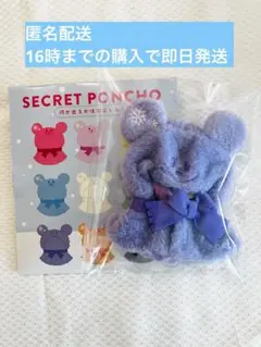 ディズニーストア　ミッキー　シークレットポンチョ　紫　パープル