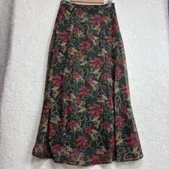 TINA：JOJUN 麗　マーメイドスカート　ボタニカル　花柄　ロングスカートのサムネイル
