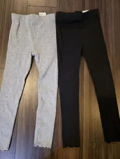 DEVILOCK キッズスパッツ 2枚セット 120cm グレー ブラック