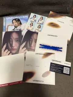 LESSERAFIM UNFORGIVEN FEARLESS トレカ付き　カズハ