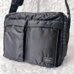 未使用級 PORTER カメラバッグ タンカー ブラック 廃盤モデル ナイロン