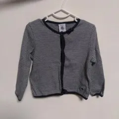子供服　PETIT BATEAU プチバトー　カーディガン　81cm
