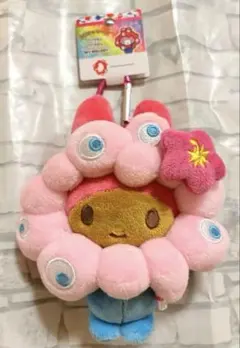 ミャクミャク 日焼け マイメロディ ぬいぐるみ Mサイズ とBCカラビナ