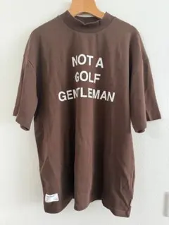 NOT A GOLF GENTLEMAN モックネック Tシャツ ピンク - メルカリ