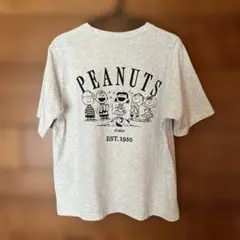 UNIQLO PEANUTS UT SNOOPY 半袖Tシャツ グレー