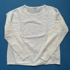 earth music&ecology 薄手長袖ニット Fサイズ