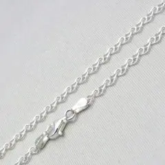 シルバー925 ツイストチェーンネックレス