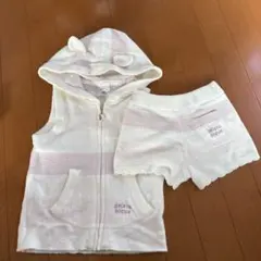 ジェラピケ　キッズ　ルームウェアXXS 上下セット