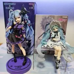 初音ミク ぬーどるストッパーフィギュア ヴィンテージドール　雪ミク×クロミ
