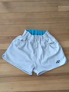 YONEX Sサイズ バドミントン ショート パンツ アイスグレー