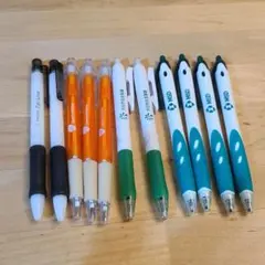 ボールペン11本カラーマーカー4本