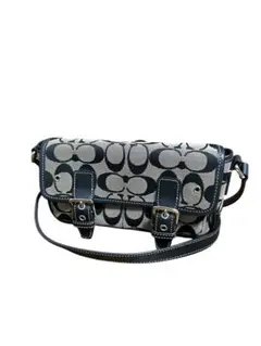 COACH コーチ ショルダーバッグ シグネチャー キャンバス 斜め掛け