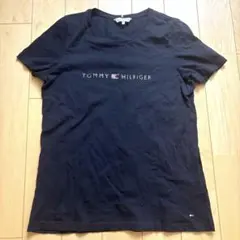 【TOMMY HILFIGER】半袖Tシャツ　ストーンロゴ　Mサイズ