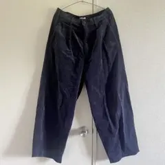 wonderland コーデュロイパンツ ネイビー Ｌサイズ