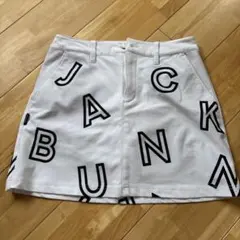 【美品】 サイズ2 ジャックバニー ホワイト スカート インナーズボン付き