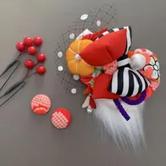 レトロモダン 和装 髪飾り 七五三等 ♛︎no.529