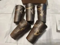 滃軒窯 陶器 湯呑み 5客セット