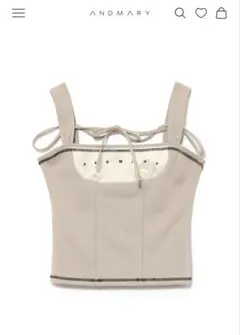 トップス andmary Luca stitch tops ANDMARY Luca stitch tops アンドマリー 【公式通販】