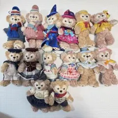 ダッフィー シェリーメイ ぬいぐるみ バッジ 14体セット　②