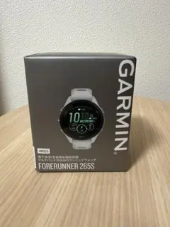 新品未使用GARMINスマートウォッチForerunner 265S White