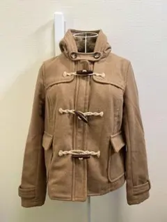 ダッフルコート　ファー ブラウン フード　Mサイズ