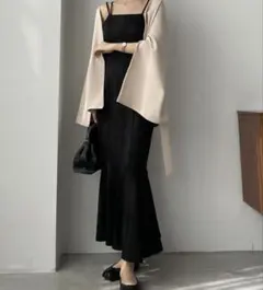 【本日限定値下げ】 Louere アシメストラップマーメイドキャミワンピース