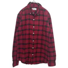 ギャップ GAP チェックシャツ メンズ レディース ユニセックス ゆったり