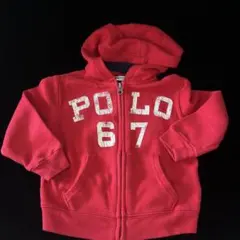 ラルフローレン　90cm Ralph フード付きパーカー　フルジップ