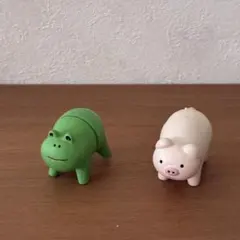メモスタンド マグネット ブタ＆カエル