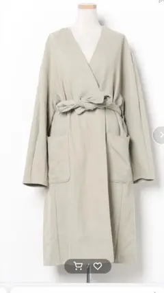 KBF コート　ノーカラーコート