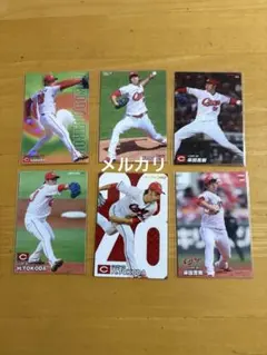 カルビー　プロ野球チップス　広島　床田寛樹　6枚セット