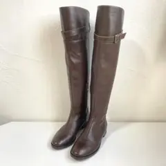 【美品】ダイアナ ロングブーツ ニーハイブーツ ベルト 22.5㎝
