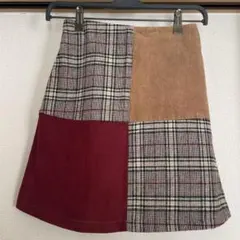 MAJESTIC LEGON ミニスカート Mサイズ マルチカラー　秋