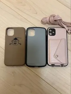 ぷーこさま　iPhone11 ケース 3個セット ストラップ付き