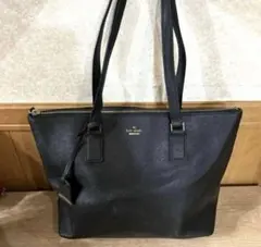 kate spade レザー 黒 ハンドバッグ