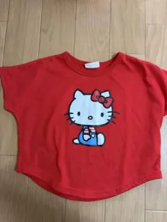 Hello Kitty レッド Tシャツ 80