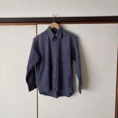 メンズ長袖チェックシャツM