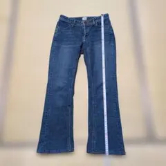 ビッグジョンBRAPPERSレトロブーツカットデニム・濃い青・ウエスト34cmのサムネイル