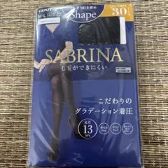 GUNZE SABRINA ブラック タイツ M-L