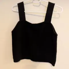 ニットビスチェ ブラックのサムネイル