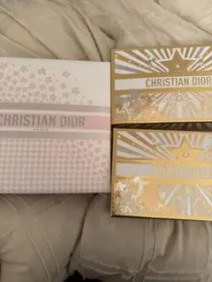 dior ギフトボックス　3こ