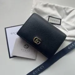 281 極上美品 GUCCI グッチ マーモント 2つ折り財布