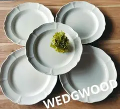 ウェッジウッド　クイーンズプレーン　 花リムプレート　5枚セット Wedgwood（ウェッジウッド）のクイーンズプレーンが入荷しました